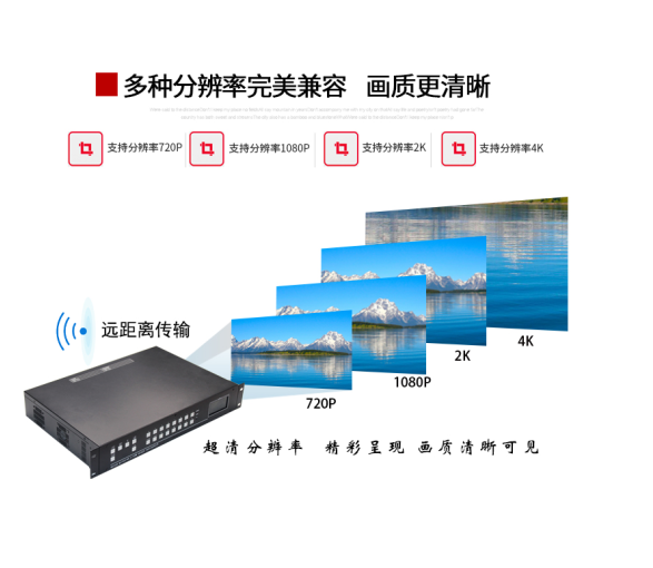 液晶屏多信号图像拼接视频处置器