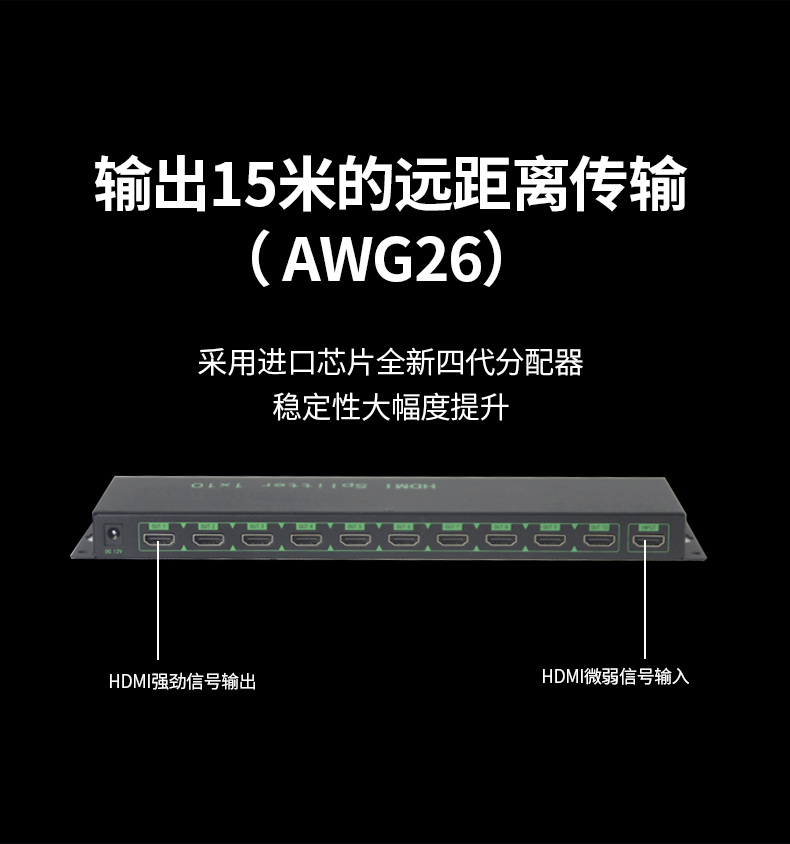 hdmi视频分配器工作道理